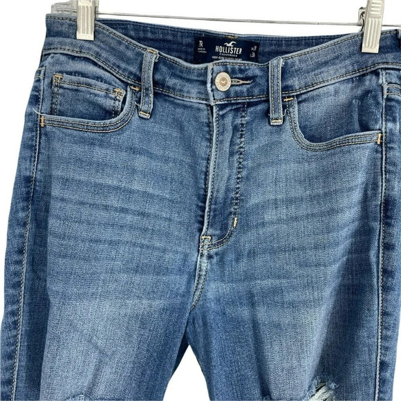 Hollister Jeans Women's Sz W28 x L28 Super Skinny High-Rise Soft Stretch Blue - Picture 8 of 11